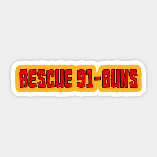 RESCUE 91-BUNS Sticker